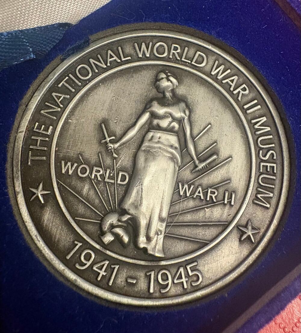 WWII Museum Charter Member Commemorative Medal w/ Box